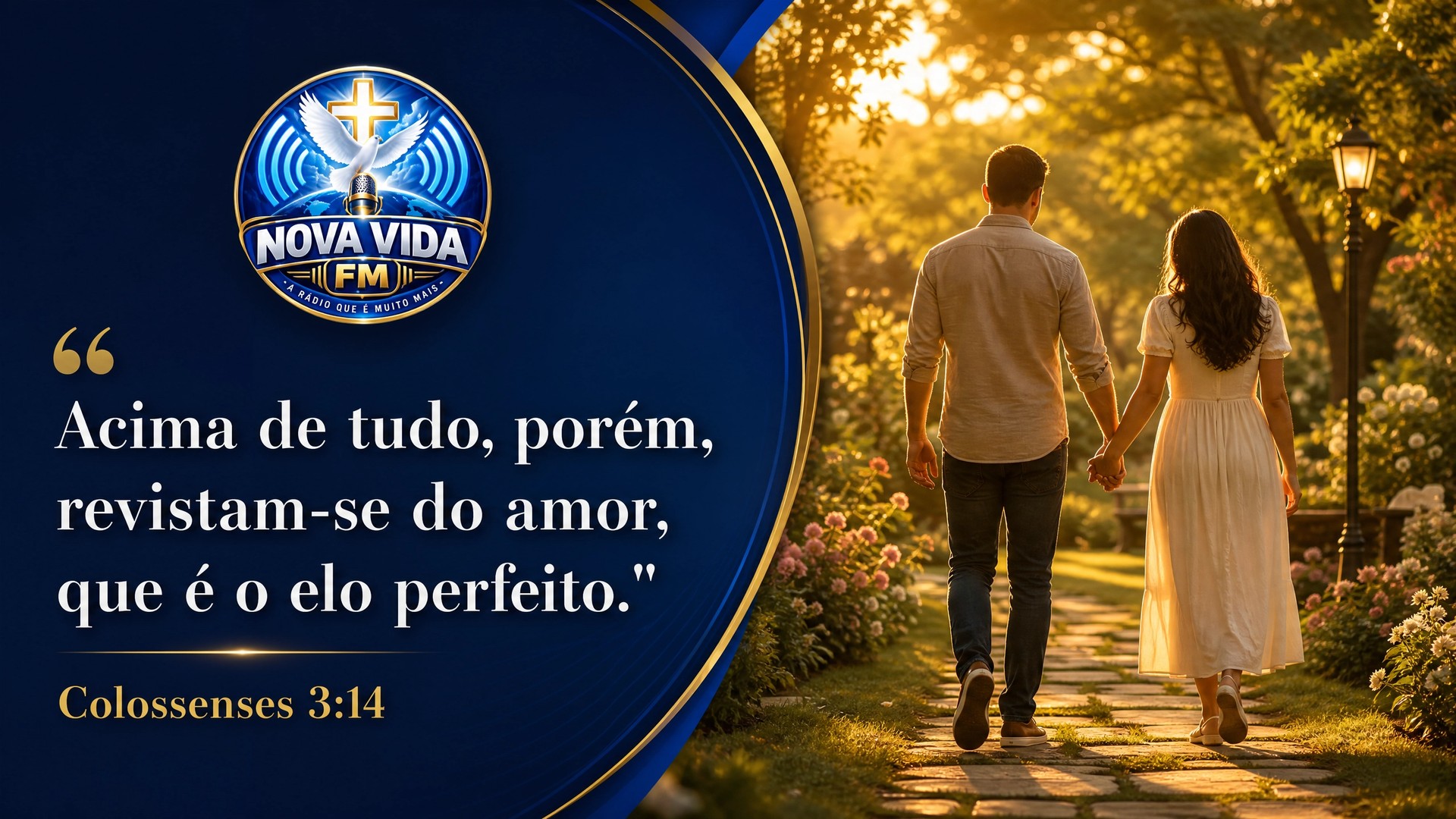 Colossenses 3:14 — Revistam-se do amor