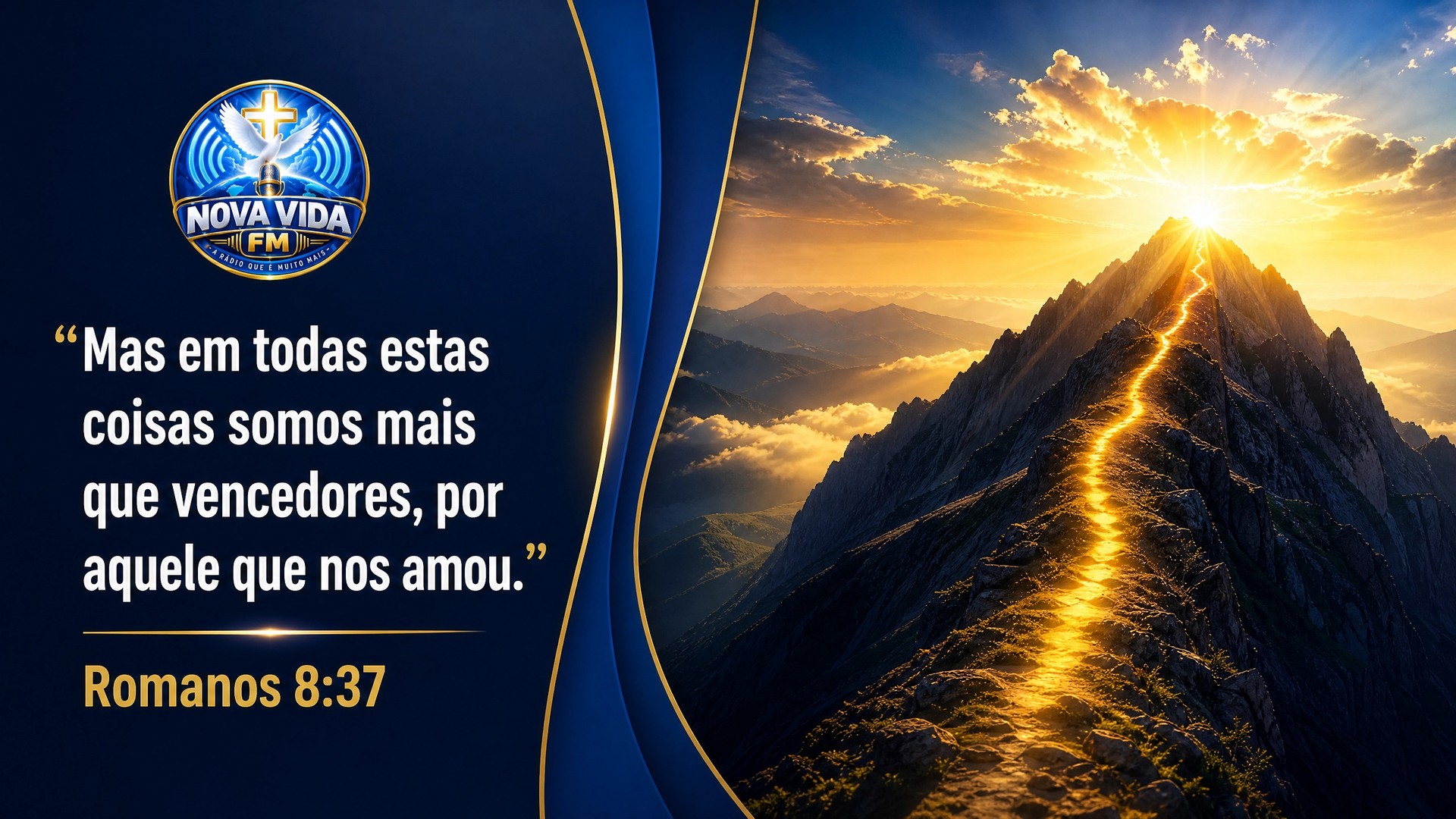 Romanos 8:37 — Mais que vencedores