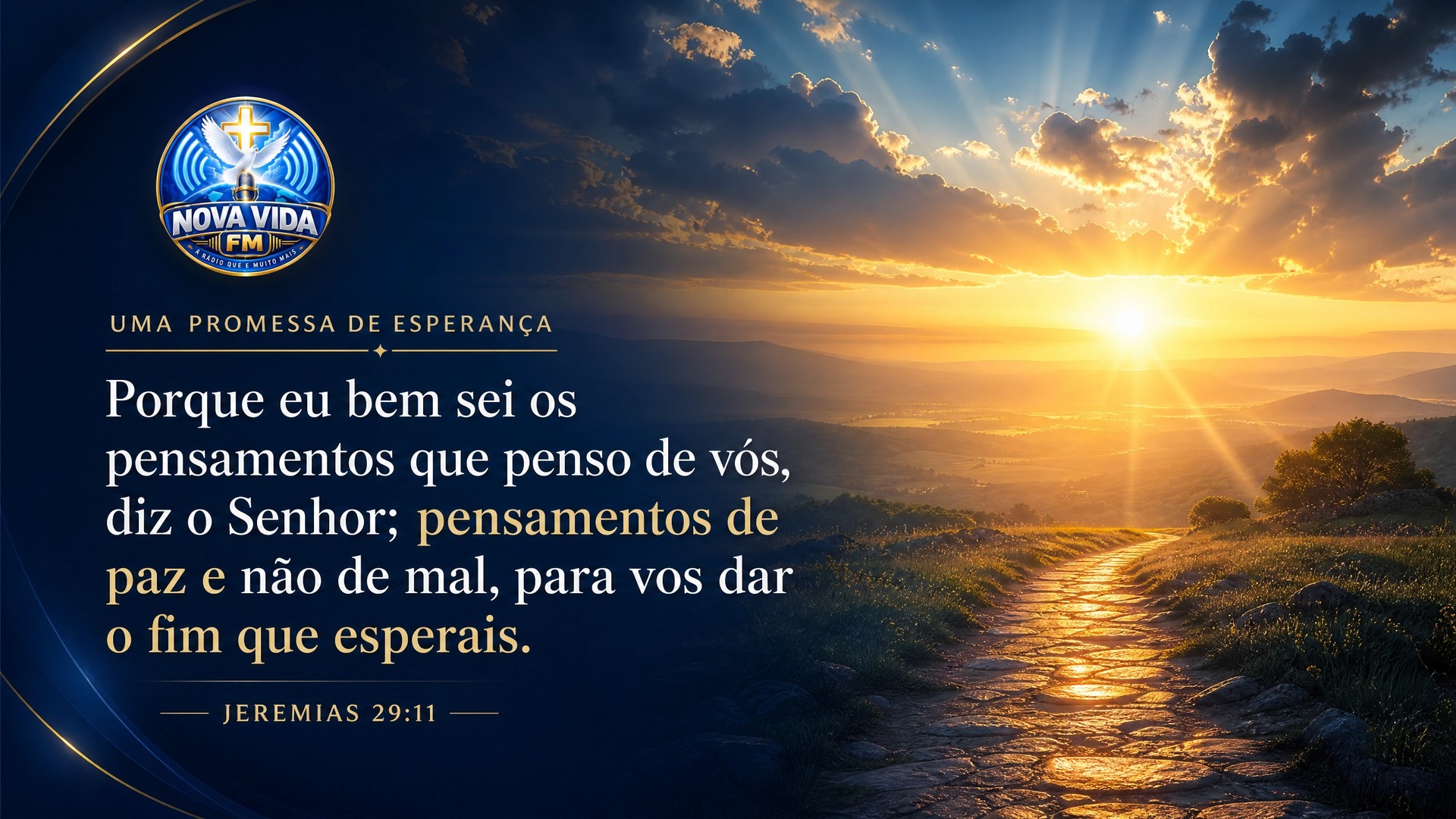 Jeremias 29:11 — Uma promessa de esperança